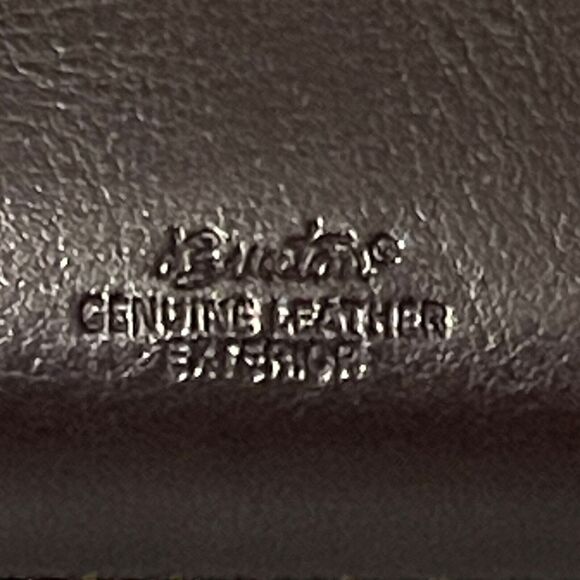 Buxton Bifold Wallet Brown Leather White Stitch Detail Credit Card New In Box - Picture 6 of 10